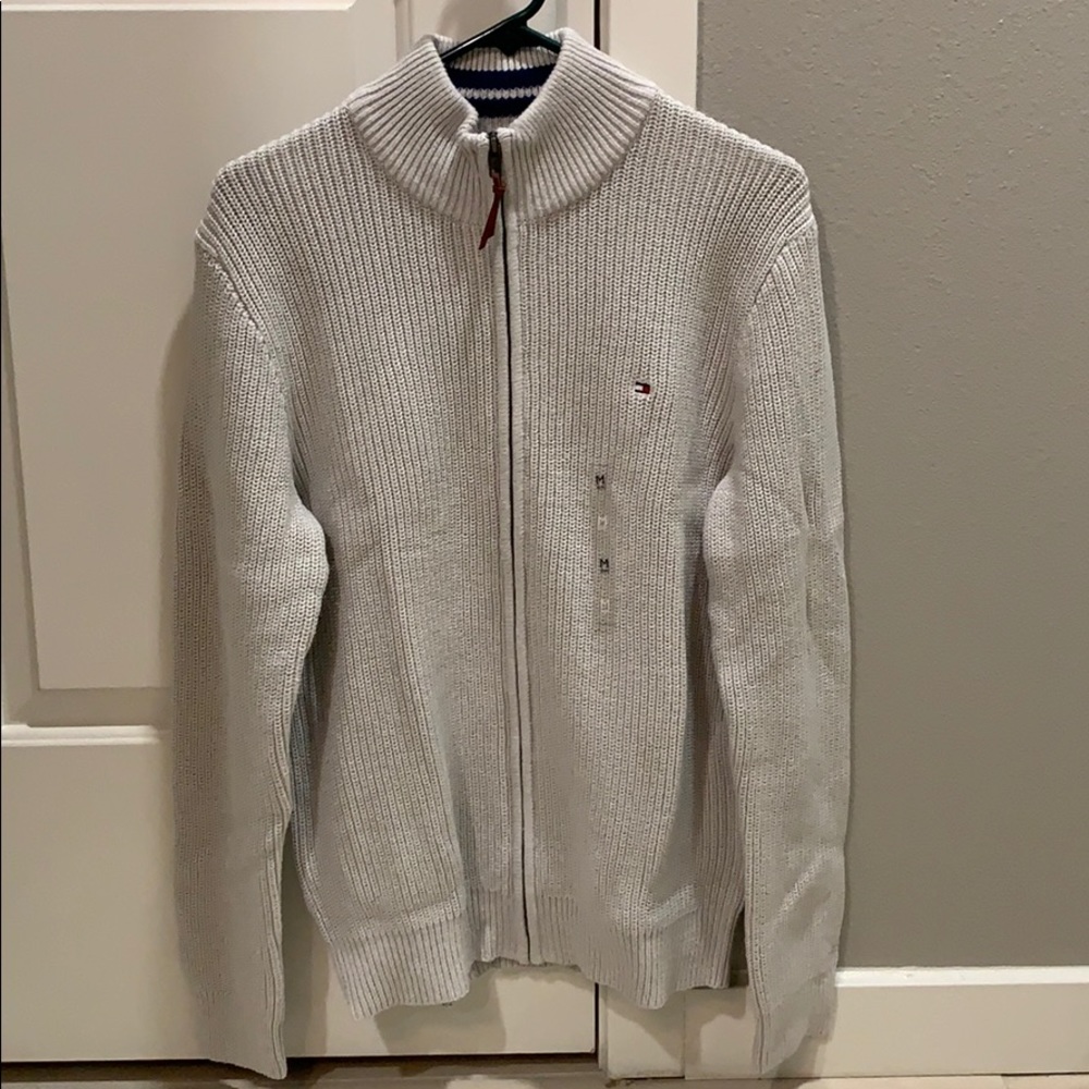 [NEW] Tommy Hilfiger Full Zip Sweater (Medium)